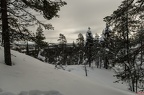 Winterlandschaft in finnisch Lappland